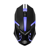 Salpido M27 Wired Usb Optical Gaming Mouse, 1000 Dpi Precision | Ergonomic Gaming Design With Led Light, 3 Buttons, Plug & Play, 1.1M Cable, Lightweight Usb Mouse For Pc, Laptop, Mac & Windows (Black)