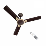 Havells Equs 1200Mm Energy Saving With Remote Control 5 Star Decorative Bldc Ceiling Fan (Smoke Brown, Pack Of 1)