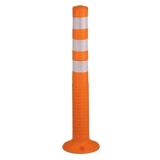 Aktion Safety Flexible Plastic Spring Post Barrier (Orange), (Pack Of 10)