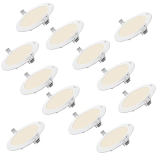 Polycab 5 Watt Led Down Light Scintillate Integral Slim Round Smart Offers Bright Lumination Long Lifespan No Harmful Radiation (Neutral White, 4000K, 12 Pcs, Cut Out: 3.14 Inches)