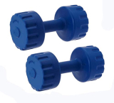 Starx – Sports Intruder 1 Kg Pvc Dumbbells Weights | Hand Weight Dumbbell | Exercise And Fitness Training Equipment For Home And Gym Use | Fixed Dumbbell For Men And Women – Blue