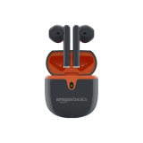 Amazon Basics True Wireless In-Ear Earbuds With Mic, Touch Control, Ipx5 Water-Resistance, Bluetooth 5.3, Up To 30 Hours Play Time, Voice Assistance And Fast Charging (Grey)