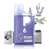 Puer Liquid Detergent Intense Clean French Lavender 500Ml For Front & Top Load Washing Machine | Plant Based & Eco Friendly | Tough Stain Removal, Color Safe & Bleach Free