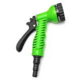 Glun® Plastic 7 In 1 Hose Nozzel Spray, 7 Adjustable High Pressure Spray, Multi Useability For Car, Bike And Gardening