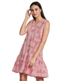Sera Women’S Crepe A-Line Midi Dress (La2813_Whiter_Small)