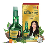 Kesh King Ayurvedic Anti Hairfall Hair Oil|Hair Growth Oil| Reduces Hairfall |21 Natural Ingredients | Grows New Hair With Bhringraja, Amla And Brahmi – 300 Ml, 0.3 Kilograms