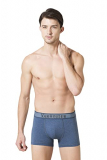 Van Heusen Men Trunks – Cotton Elastane – Denim Jacquard Waist, Plush Back Elasticized Waistband, Label Free_20048_Navy-Mid_S