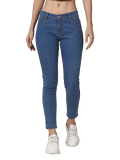 Selvia Wome’S Cotton Spandex Skinny Fit Jeans(1Dnj0005-28_Blue1)