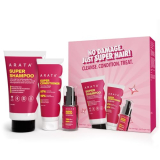 Arata Super Box | Hair Care Gift Set with Super Shampoo 150ml, Conditioner 50ml & Serum 30ml | For Dry, Damaged Hair | 4X Softer & Shinier Hair | Prevents Damage, Reduces Frizz, Deep Hydration