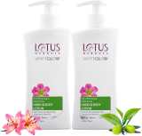 LOTUS HERBALS Skin Whitening& Brightening Hand&Body Lotion SPF-25|PA++++(800 ml)