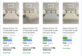 Raymond Double Bedsheets at ₹449
