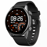 Boat Lunar Space With 40Mm Dial, Bt Calling, 100+ Sports Modes, Hr & Spo2 Monitor Smartwatch(Active Black Strap, Free Size)