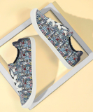 Skechers Beach Bingo – Rovers Rally Sneakers For Women(Navy , 4)