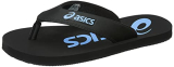 ASICS Men’s ZORIAN BM Performance Black/Periwinkle Blue Thongs-6 UK