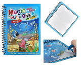 Graphene Magic Water Coloring Book, Educational Fun & Bonding Time For Kids, Reusable, Mess-Free Art With Quick Dry Technology, Promote Fine Motor & Drawing Skills, Ideal Travel Toy