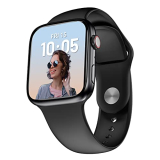 Crossbeats Ignite S4 Max Bt Calling Smartwatch, 1.9” Edge-To-Edge Uhd Truehue™ Always On Display 320×385 Pixels Snapcharge™ Calculator, 500+ Watch Faces, Ai Health Feature-Black