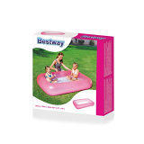 Bestway Inflatable Swimming Pool For Baby Kids Adult Aquababes Bathtub Water Capacity 102 Ltr. 5.Feet | 65″ X 41″ X 10″/165Cm X 104Cm X 25Cm Pink