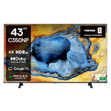 Toshiba 108 Cm (43 Inches) C350Np Series 4K Ultra Hd Smart Led Google Tv 43C350Np (Black)