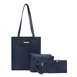 Bagsy Malone Women’S Western (Set Of 5, Croco Blue)