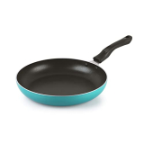 Cello Non Stick Fry Pan Induction Base With Detachable Handle, 24Cm, Green | Cookware With Non Stick Coating