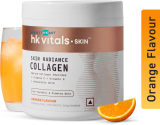 HEALTHKART hk vitals Skin Collagen Supplement with Biotin, Orange(200 g)