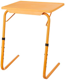 Amazon Brand – Solimo Swerve Height Adjustable Laptop & Utility Table (Sandalwood)