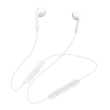 Xo Bs18 Lightweight Ergonomic Neckband Wireless Earphone With Bluetooth V5.0, Stereo Surround Sound, Noise Cancellation, Up To 9H Music Play, 1.5H Charging Time, Voice Assistant & Mic – White
