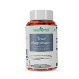 Neuherbs True Magnesium 60 Tablets | Better Absorption Magnesium Bisglycinate 1600Mg With Natural Antioxidants, Zinc & Vitamin C To Support Muscles, Brain & Bone Health