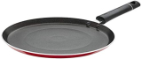 Amazon Brand – Solimo Non Stick Tawa (26Cm, Induction And Gas Stove Compatible), Aluminium, Black