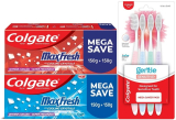 Colgate Maxfresh Red 300G & Blue 300G Toothpaste With Gentle Sensitive Toothbrush 4Pcs(1 Items In The Set)