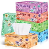 Careswipe Face Tissue Paper 100 Pulls Set Of 6 (600 Pulls 1200 Sheets)