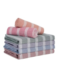 Amazon Brand – Solimo- Multicolour Turkish Towel-Turkishtowel-Pack6
