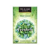 Te-A-Me Freshen Green Mint Ice Infusion Tea, 18 Pyramid Infusion Tea Bags | Ice Brews | Cold Brew | Iced Tea