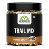 Nature Prime Healthy Trail Mix 500gm – Almonds | Cashew | Raisins | Black Raisins | Pumpkin | Sunflower | Roasted Flax Seeds | Healthy Snack | Nuts and Dry Fruits (Jar Pack)
