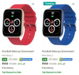 Branded Smartwatch Starts at ₹999.boAt : Noise : Boult : Fire-Boltt :