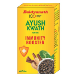 Baidyanath Ayush Kwath Tablets – Immunity Booster (Tulsi, Dalchini, Sonth, Krishna And Marich)-Pack Of 60 Tablets