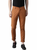Hubberholme Men Slim Fit Casual Comfortable Stretchable Trouser, Color – Rust, Size – 30, (Model Name: 2223-30)
