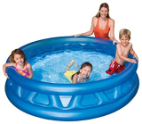 Intex Ajmeri Soft Pvc Pool For Kids, 6 Feet (Blue)