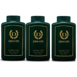 Denver Hamilton Premium Body Talc – 100Gm Each (Pack Of 3) | Scented Talcum Powder For Men