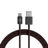 Amazon Basics Type A To Mirco Usb Braided Cable | 3A/18W Fast Charging And 480 Mbps Data Transfer Speed | 1.2M, Tangle Free Cable