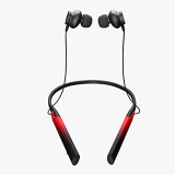 Ibfree Nb S131 In-Ear Wireless Neckband Bluetooth Earphone With Deep Bass,Up To 30Hrs Talktime, Bt V5.0, Magnetic Earbuds, Ipx4 Waterproof,Voice Assistant, Passive Noise Cancellation & Mic, Black + Red