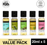 Soulflower Hair Growth Organic Oil Combo For Regrowth Hair Oil(100 Ml)