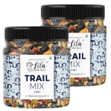 Lila Dry Fruits Premium Trail Mix 1Kg (500G X 2) – Cashew, Raisins, Almonds, Apricots, Goji Berry, Pumpkin Seeds, Sunflower Seeds, Cranberry, Blueberry, Plum | Dry Fruits Mix Perfect For Gifting