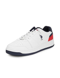 U.S. Polo Assn. Finn Men’S Off White Sneakers-(Uk/10) (Us/9) (2Fd23081A01)