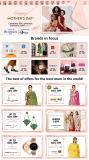 MOTHER’S DAY Celebrate life’s precious moments with mom– Top gifting choices and giting guideBrands in focus🌟 The mom’s co | Up to 35% Off🌟 W | Min 50% Off🌟 Sketchers | Up to 40% Off🌟 Timex | Up to 40% Of🌟Lavie | Up to 70% Off