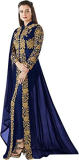 Florence Women’S Georgette A Line Salwar Suit Set (Sl065-Nov2019_Blue_One Size)