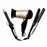 Vega Miss Versatile Styling Set Straightener, Curler & Dryer Gift Combo (Vhss-03)