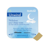 Healthaid® Unwind™ Thisolves™ Mouth Dissolving Strips| With Suntheanine® To Reduce Stress & Enhance Sleep Quality| Contains Lavender & Hibiscus Extract| Non-Habit Forming Sleep Strip| 30 Oral Strips