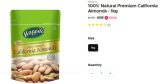 Loot : Happilo 1Kg Premium California Almonds at ₹635.Free Delivery