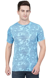Purvaja Men’S Regular Fit T-Shirt(Zac-009-Sky_Sky Blue_Xx-Large)